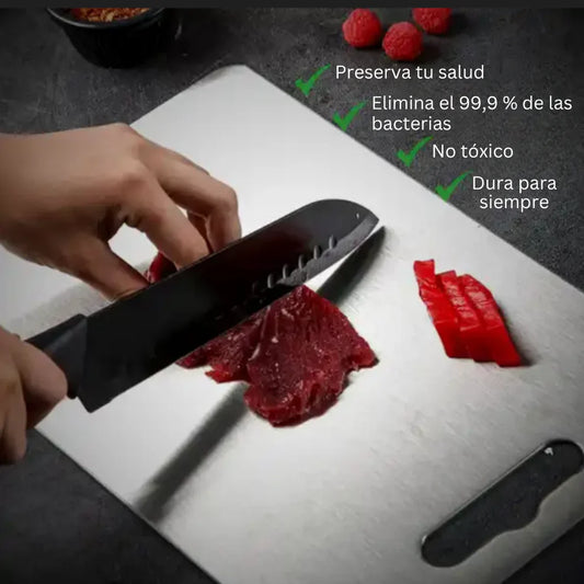 TitanWare: Tabla para Picar en Acero Inoxidable + ENVIO GRATIS 🇭🇳