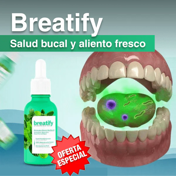 BREATIFY- GOTAS CONTRA EL MAL ALIENTO + ENVIO GRATIS 🇭🇳