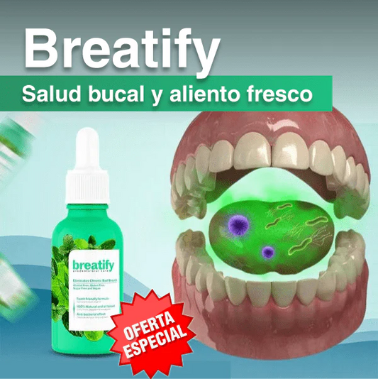 BREATIFY- GOTAS CONTRA EL MAL ALIENTO + ENVIO GRATIS 🇭🇳