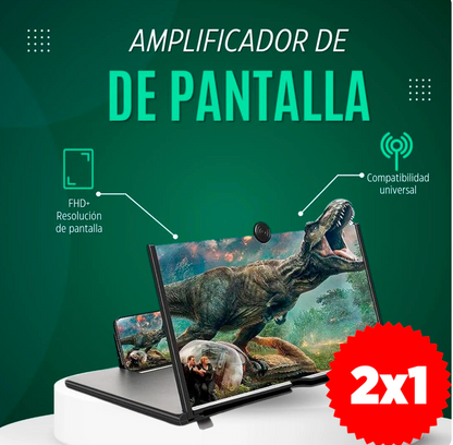 AMPLIFICADOR DE PANTALLA 3D (COMPATIBLE CON TODO TIPO DE CELULAR) OFERTA 2X1 + ENVIO GRATIS