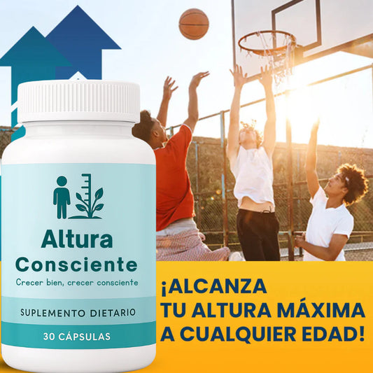 QUE LA ESTATURA YA NO SEA UN OBSTACULO! CAPSULAS CRECE + CON ENVIO GRATIS