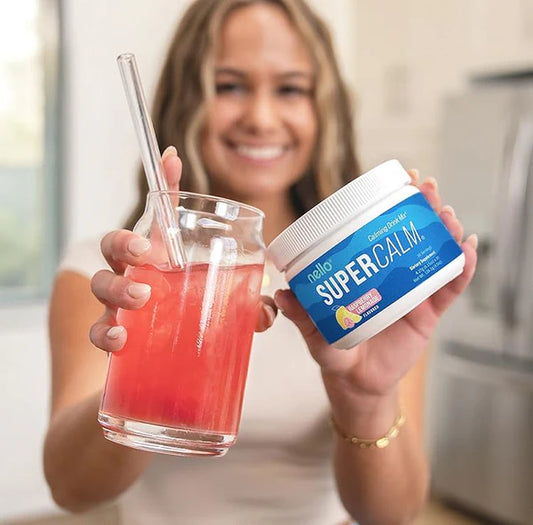 NELLO SuperCalm - Relajante Natural con Ashwagandha y Glicinato de Magnesio que Reduce el Cortisol y Enfoque Total